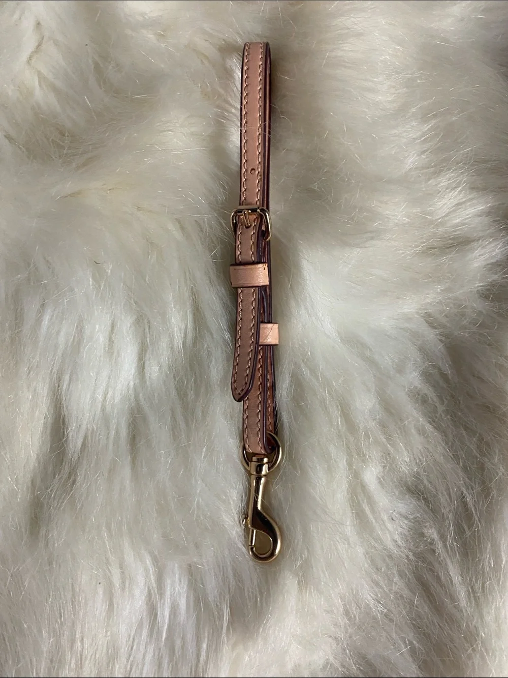 Coach Adjustable Pink Leather Strap